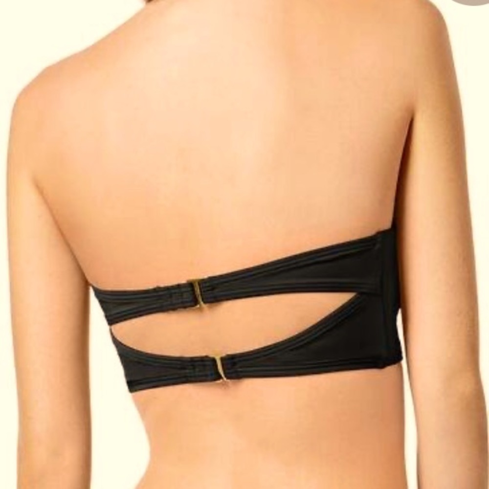 SUNDAZED Abigail Underwire Bandeau Bikini Swim Top - Picture 3 of 7